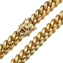 Cargar imagen en el visor de la galería, GOLD CHAIN - CUBAN LINK - 14K GOLD