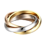 Trio Rolling Ring 14kt