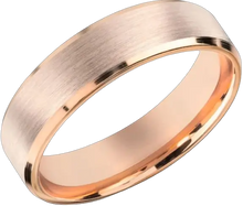 Cargar imagen en el visor de la galería, 14kt Gold Satin Finish Flat Surface Classic Wedding Band
