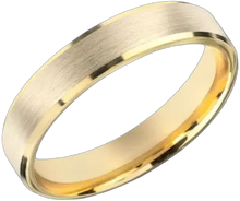 Cargar imagen en el visor de la galería, 14kt Gold Satin Finish Flat Surface Classic Wedding Band
